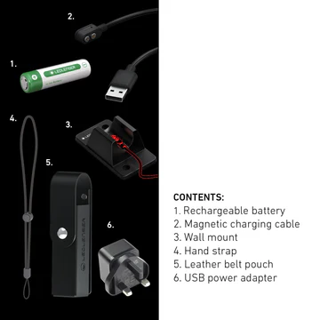 Cветодиодный ручной фонарь Ledlenser P7R Signature аккумуляторный - фото Led Lenser (Лед Ленсер)