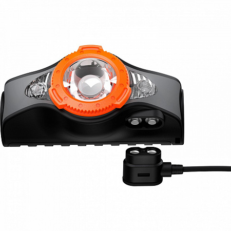 Светодиодный налобный фонарь Ledlenser MH11 аккумуляторный черно-оранжевый - фото Led Lenser (Лед Ленсер)