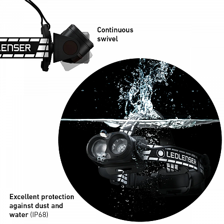 Светодиодный налобный фонарь Ledlenser H19R Signature аккумуляторный - фото Led Lenser (Лед Ленсер)