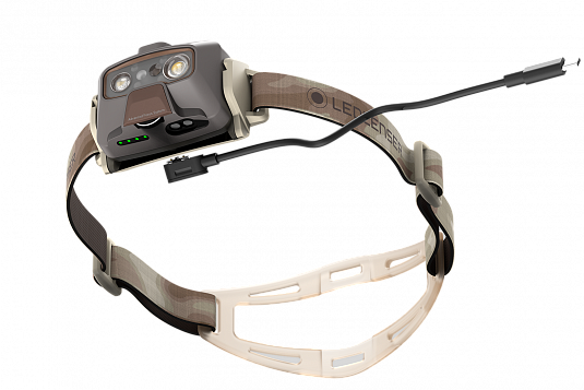 Светодиодный налобный фонарь Ledlenser HF6R Signature аккумуляторный камуфляж - фото Led Lenser (Лед Ленсер)