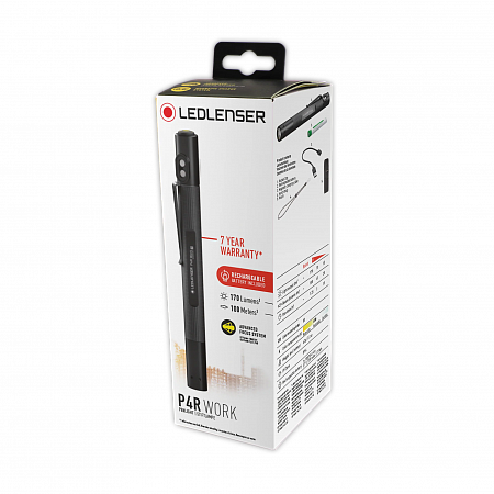 Светодиодный фонарь Ledlenser P4R Work аккумуляторный - фото Led Lenser (Лед Ленсер)