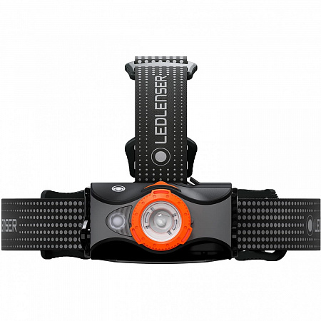 Светодиодный налобный фонарь Ledlenser MH7 аккумуляторный черно-оранжевый - фото Led Lenser (Лед Ленсер)
