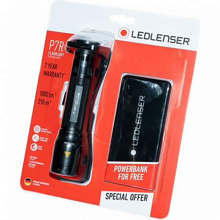 Светодиодный фонарь Ledlenser P7R с PowerBank - фото Led Lenser (Лед Ленсер)