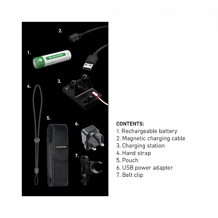 Светодиодный ручной фонарь Ledlenser P7R Work - фото Led Lenser (Лед Ленсер)