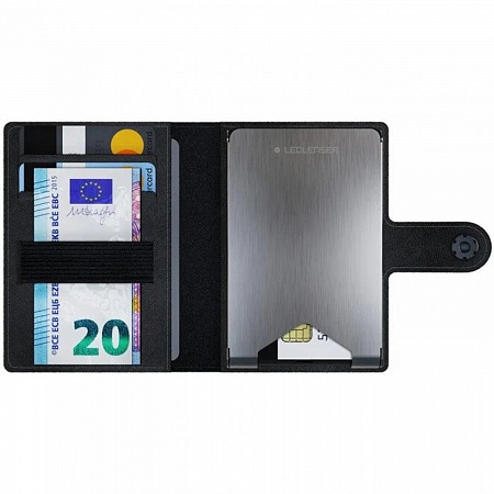 Кошелек-фонарь Ledlenser Lite Wallet светло-коричневый - фото Led Lenser (Лед Ленсер)
