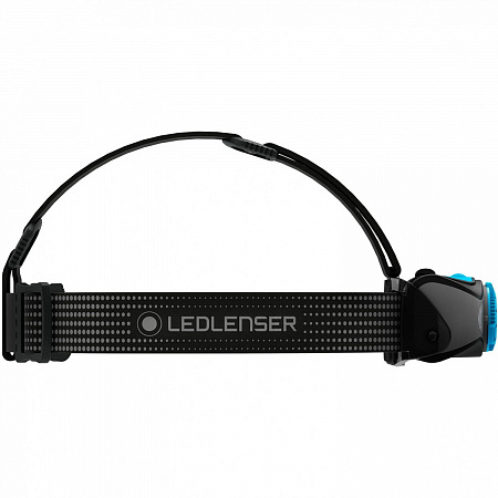 Светодиодный налобный фонарь Ledlenser MH7 аккумуляторный черно-голубой - фото Led Lenser (Лед Ленсер)