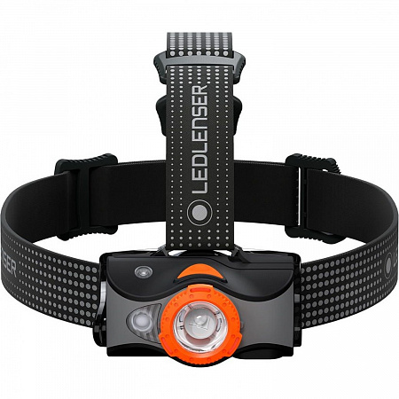 Светодиодный налобный фонарь Ledlenser MH7 аккумуляторный черно-оранжевый - фото Led Lenser (Лед Ленсер)