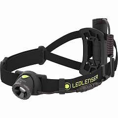 Cветодиодный налобный фонарь Ledlenser NEO10R аккумуляторный для бега черный