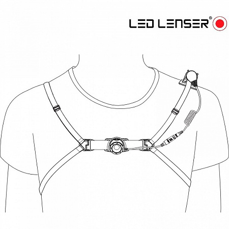 Cветодиодный налобный фонарь Ledlenser NEO10R аккумуляторный для бега черный - фото Led Lenser (Лед Ленсер)