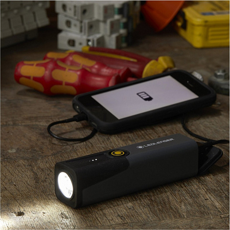 PowerBank со светодиодным фонарем Ledlenser iW3R - фото Led Lenser (Лед Ленсер)