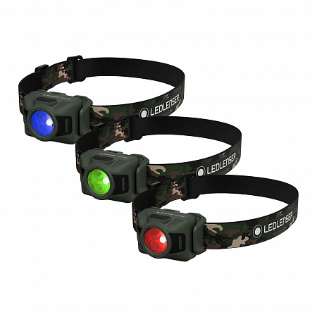 Светодиодный налобный фонарь Ledlenser HF4R RGB камуфляж - фото Led Lenser (Лед Ленсер)