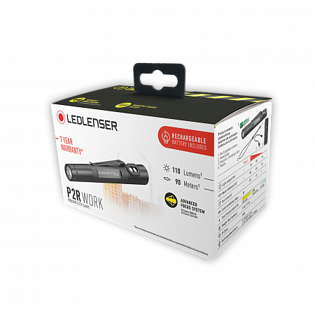 Светодиодный фонарь Ledlenser P2R Work аккумуляторный - фото Led Lenser (Лед Ленсер)