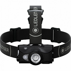 Светодиодный налобный фонарь Ledlenser MH8 аккумуляторный черно-серый