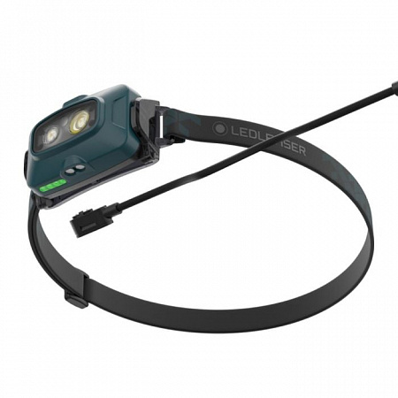 Светодиодный налобный фонарь Ledlenser HF4R Core аккумуляторный бирюзовый - фото Led Lenser (Лед Ленсер)