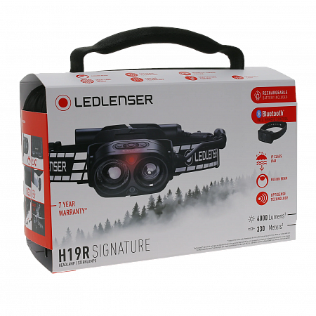 Светодиодный налобный фонарь Ledlenser H19R Signature аккумуляторный - фото Led Lenser (Лед Ленсер)