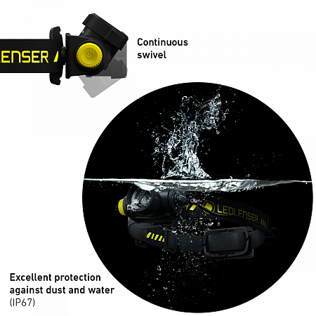 Cветодиодный налобный фонарь Ledlenser H5R Work аккумуляторный - фото Led Lenser (Лед Ленсер)