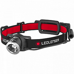 Светодиодный налобный фонарь Ledlenser H8R New аккумуляторный (в комплекте 2 светофильтра)