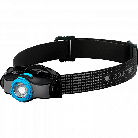 Светодиодный налобный фонарь Ledlenser MH3 черно-голубой - фото Led Lenser (Лед Ленсер)