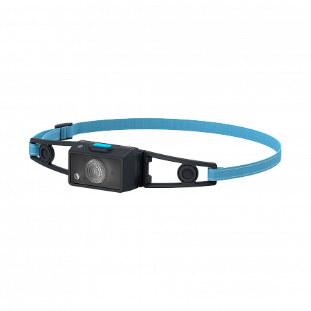 Светодиодный налобный фонарь Ledlenser NEO1R для бега черный/синий - фото Led Lenser (Лед Ленсер)