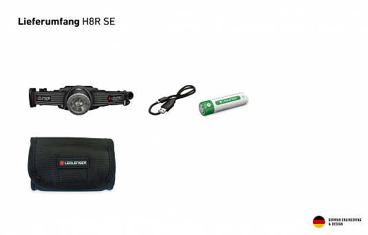 Светодиодный налобный фонарь Ledlenser H8R SE аккумуляторный - фото Led Lenser (Лед Ленсер)