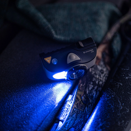 Светодиодный налобный фонарь Ledlenser MH8 аккумуляторный черно-серый - фото Led Lenser (Лед Ленсер)