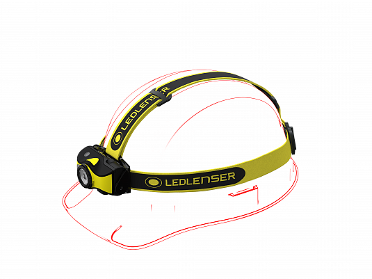 Светодиодный налобный фонарь Ledlenser iH9R аккумуляторный - фото Led Lenser (Лед Ленсер)