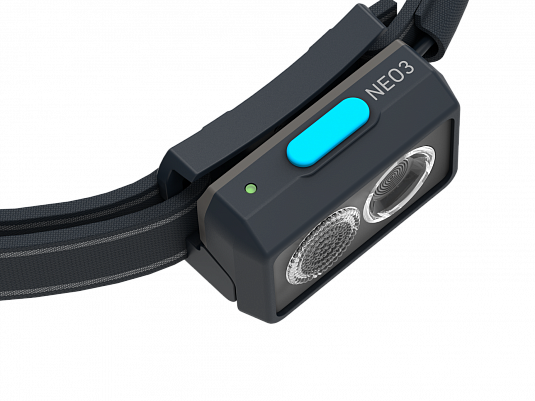 Светодиодный налобный фонарь Ledlenser NEO3 для бега синий - фото Led Lenser (Лед Ленсер)