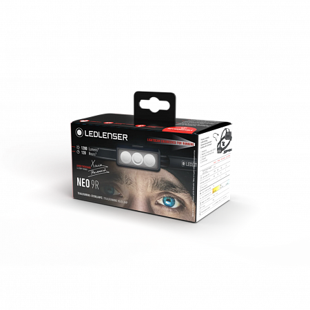 Светодиодный налобный фонарь Ledlenser NEO9R аккумуляторный для бега черный - фото Led Lenser (Лед Ленсер)