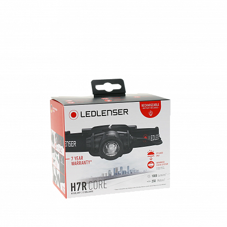 Cветодиодный налобный фонарь Ledlenser H7R Core аккумуляторный - фото Led Lenser (Лед Ленсер)