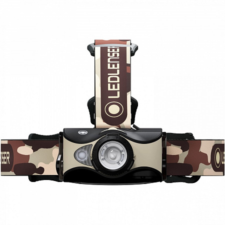 Светодиодный налобный фонарь Ledlenser MH8 аккумуляторный камуфляж - фото Led Lenser (Лед Ленсер)