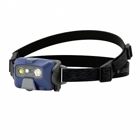 Светодиодный налобный фонарь Ledlenser HF6R Core аккумуляторный синий - фото Led Lenser (Лед Ленсер)