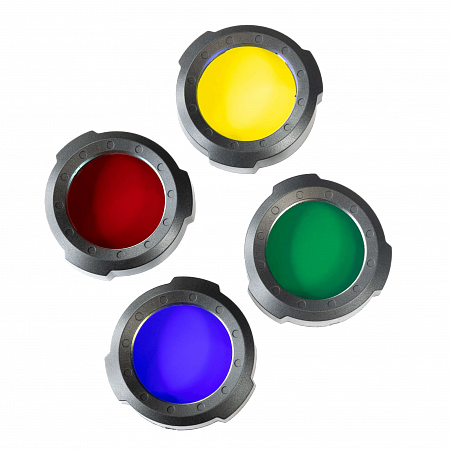 Набор цветных фильтров Ledlenser 47 mm для H15R Core и H15R Work - фото Led Lenser (Лед Ленсер)