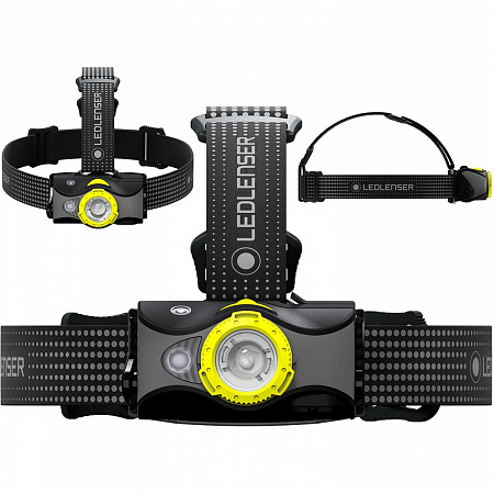 Светодиодный налобный фонарь Ledlenser MH7 аккумуляторный черно-желтый - фото Led Lenser (Лед Ленсер)