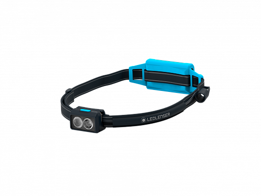 Светодиодный налобный фонарь Ledlenser NEO5R аккумуляторный для бега синий - фото Led Lenser (Лед Ленсер)