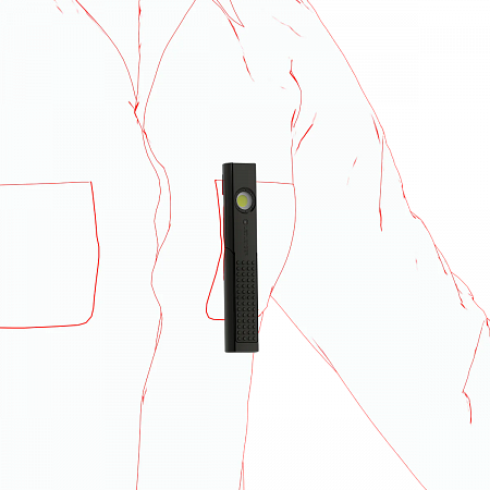 Зажимной аккумуляторный фонарь Ledlenser W4R Work с магнитом - фото Led Lenser (Лед Ленсер)