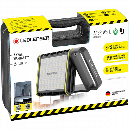 Cветодиодный строительный прожектор Ledlenser AF8R Work аккумуляторный - фото Led Lenser (Лед Ленсер)