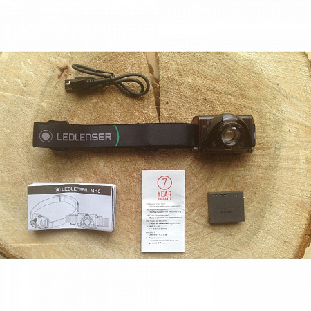 Светодиодный налобный фонарь Ledlenser MH6 аккумуляторный - фото Led Lenser (Лед Ленсер)