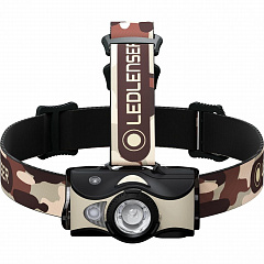 Светодиодный налобный фонарь Ledlenser MH8 аккумуляторный камуфляж