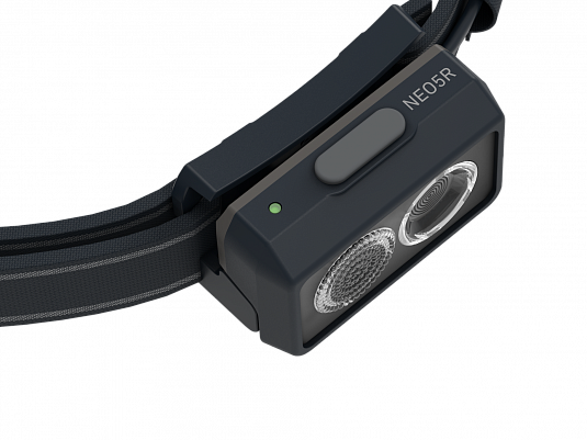 Светодиодный налобный фонарь Ledlenser NEO5R аккумуляторный для бега черный - фото Led Lenser (Лед Ленсер)
