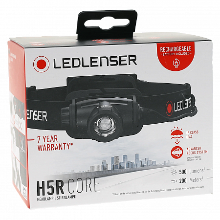 Cветодиодный налобный фонарь Ledlenser H5R Core аккумуляторный - фото Led Lenser (Лед Ленсер)