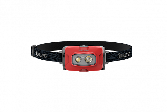 Светодиодный налобный фонарь Ledlenser HF4R Core аккумуляторный красный - фото Led Lenser (Лед Ленсер)
