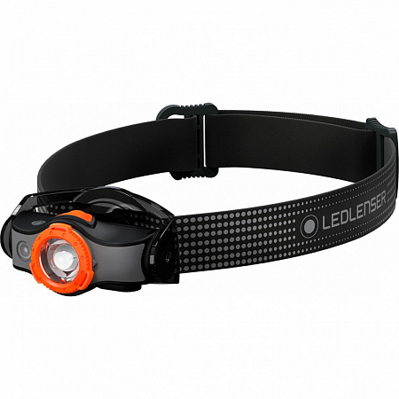 Светодиодный налобный фонарь Ledlenser MH5 аккумуляторный черно-оранжевый - фото Led Lenser (Лед Ленсер)