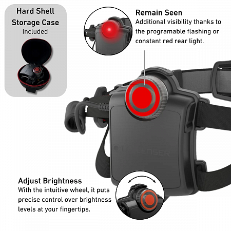 Светодиодный налобный фонарь Ledlenser H7R SE аккумуляторный - фото Led Lenser (Лед Ленсер)