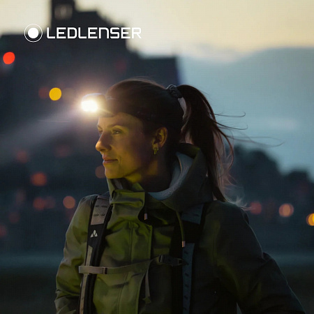 Светодиодный налобный фонарь Ledlenser HF8R Core аккумуляторный бирюзовый - фото Led Lenser (Лед Ленсер)