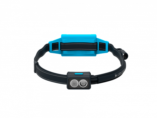 Светодиодный налобный фонарь Ledlenser NEO5R аккумуляторный для бега синий - фото Led Lenser (Лед Ленсер)