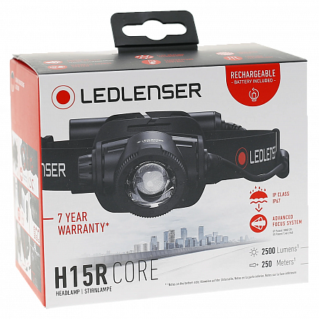 Cветодиодный налобный фонарь Ledlenser H15R Сore аккумуляторный - фото Led Lenser (Лед Ленсер)