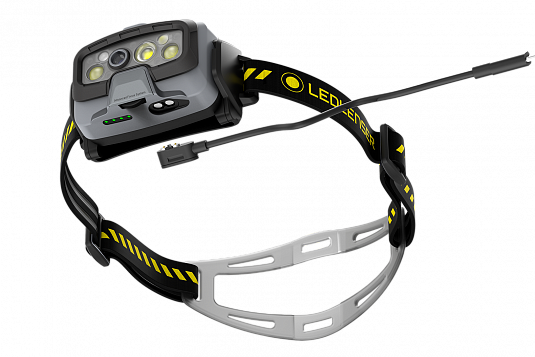 Светодиодный налобный фонарь Ledlenser HF8R Work аккумуляторный - фото Led Lenser (Лед Ленсер)