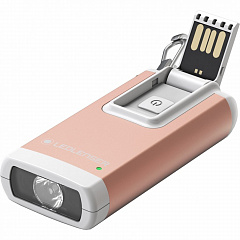 Светодиодный фонарь Ledlenser K6R серебристо-розовый