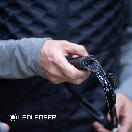 Светодиодный налобный фонарь Ledlenser NEO5R аккумуляторный для бега белый - фото Led Lenser (Лед Ленсер)