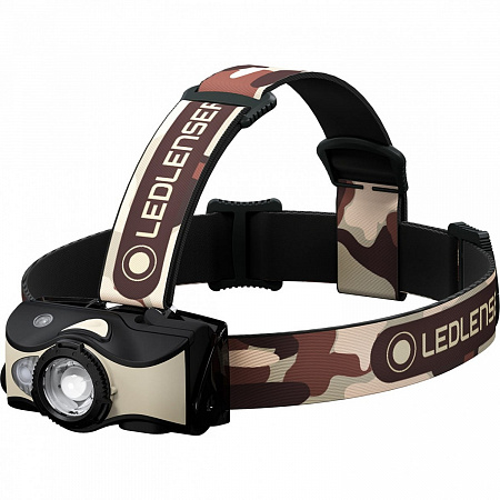 Светодиодный налобный фонарь Ledlenser MH8 аккумуляторный камуфляж - фото Led Lenser (Лед Ленсер)
